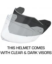 SMK Agnar Cyborg Motorcycle Helmet at JTS Biker Clothing